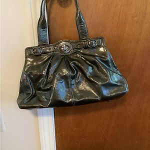 Metallic Coach purse